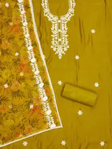 Maroosh Embellished Unstitched Dress Material