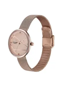 Sonata Women Poze Embellished Dial & Bracelet Style Straps Analogue Watch SP80088WM02