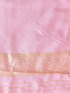 Jaipur Kurti Heavy Banarasi Zari Woven Silk Blend Saree