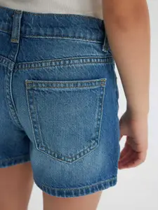 DeFacto Girls Washed Denim Shorts Technology