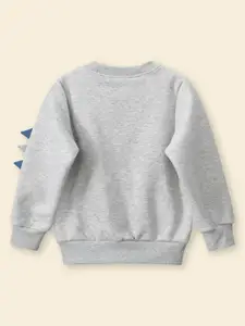 INCLUD Boys Graphic Printed Round Neck Sweatshirt