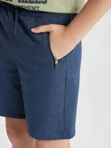 DeFacto Boys Mid-Rise Regular Fit Denim Shorts