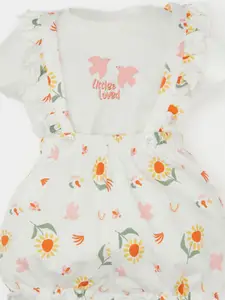 DeFacto Girls Printed Pure Cotton T-shirt with Shorts