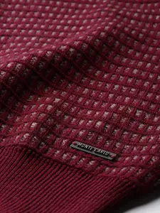 Monte Carlo Geometric Self-Design Front-Open Sweater