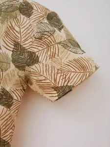 DeFacto Boys Printed Pure Cotton Shirt With Short