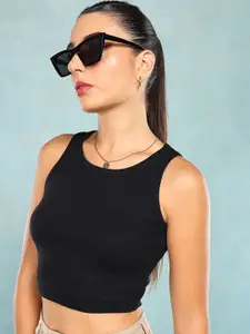 The Roadster Lifestyle Co Sleeveless Crop Tops