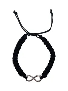 Digital Dress Room Men Brass Handcrafted Silver-Plated Wraparound Bracelet