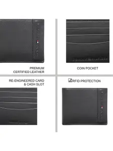 Tommy Hilfiger Men Leather Two Fold Wallet