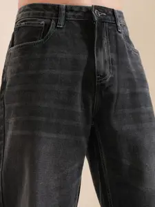 HIGHLANDER Men Wide Leg Light Fade Jeans