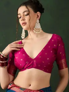 Sangria Woven Design Saree With Blouse Piece