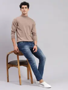 Monte Carlo Men Checked Woollen Pullover