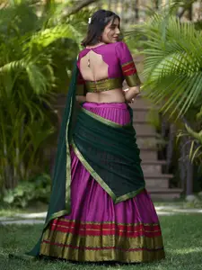 LOOKNBOOK ART Ready to Wear Lehenga & Unstitched Blouse With Dupatta