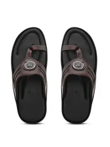 IMCOLUS Men Leather Comfort Sandals