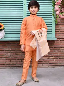 BT DEZINES Boys Sherwani & Kurta Pants Set