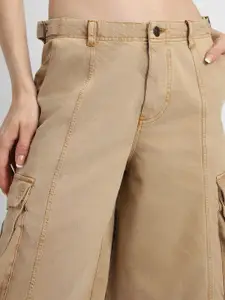 FOREVER 21 Solid Women Cargo Shorts