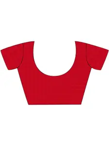 Mitera Embellished Beads and Stones Satin Saree