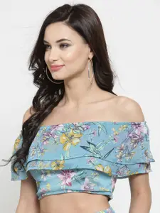 Sera Women Floral Printed Off-Shoulder Top