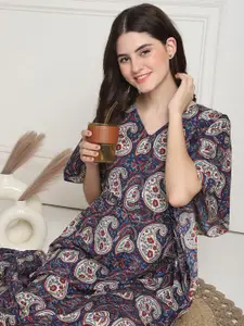 Secret Wish Printed Maxi Nightdress