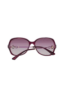 KOSCH ELEMENTE Women Butterfly Sunglasses with Polarised Lens KST 24803 C2-Maroon