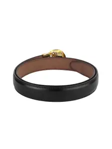 WINSOME DEAL Men Solid Slider Buckle Closure Casual Belt