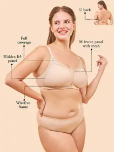 Enamor Fab-Cool M-Frame Full Support Stretch Cotton Bra Ab75