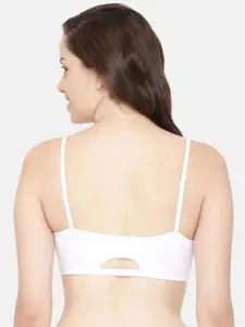 Enamor Basic Non Padded Wirefree Full Coverage Cotton Cami Bra A022