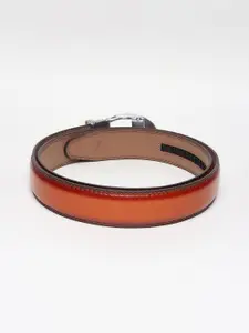 WINSOME DEAL Men Solid Slider Buckle Closure Formal Belt