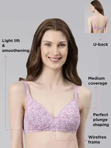 Enamor Perfect Coverage Supima Cotton T-Shirt Bra A039