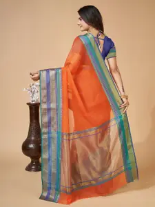 KALINI Woven Design Zari Silk Cotton Kota Saree