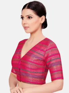 Studio Shringaar Woven Design Saree Blouse