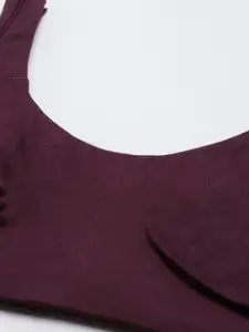 Enamor Non-Padded Wirefree & High Coverage Low Impact Sports Bra Sb06