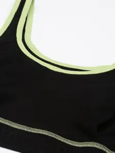 Enamor Non Padded Wirefree High Coverage Antimicrobial Side Shaper Active Sports Bra Sb28