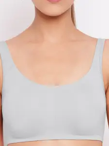 Enamor Non-Padded Wirefree & High Coverage Low Impact Sports Bra Sb06