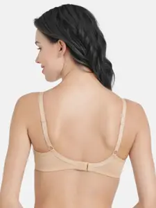 Enamor Non Padded Wirefree High Coverage Stretch Cotton Everyday Bra A042