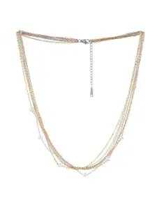 SWASHAA Arohi Pearls Stainless Steel Necklace