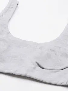 Enamor Non-Padded Wirefree & High Coverage Low Impact Sports Bra Sb06