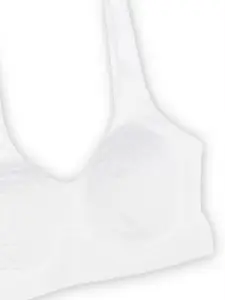 Enamor Wirefree Full Coverage Cotton Lounge Pop-On Bra A106