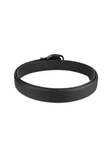 WINSOME DEAL Men Textured Slider Buckle Closure Casual Belt