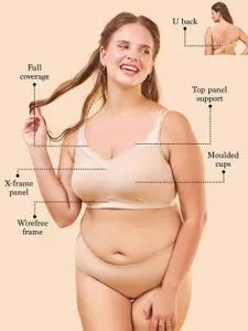 Enamor Super Lift Classic Full Support Bra A112