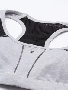 Enamor Padded Wirefree High Coverage Racer Back Medium Impact Bra With Removable Pads Sb08