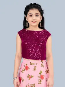 BAESD Girls Embellished Ready to Wear Lehenga with Blouse