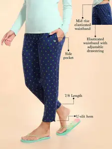 Enamor Essentials Mid Rise Relaxed fit Ankle-Length Lounge Pants - E048