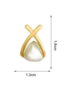 DressBerry Teardrop Shaped Studs Earrings