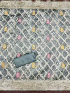 MANVAA Embellished Unstitched Dress Material