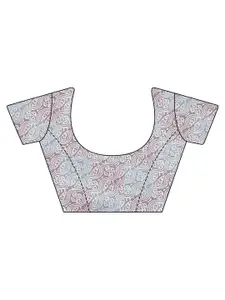 Tikhi Imli Printed Floral Satin Fusion Saree