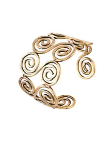 Silvermerc Designs Gold Plated Cuff Bracelet