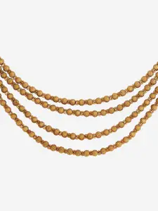 Kushal's Fashion Jewellery Gold-Plated Layered Necklace