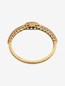 Kushal's Fashion Jewellery Embellished Bridal Kundan Studded Party Kada Bracelet