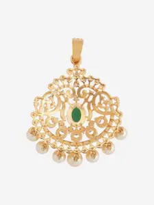 Kushal's Fashion Jewellery Antique Gold Embellished Bridal Artificial Stones Mangalsutra