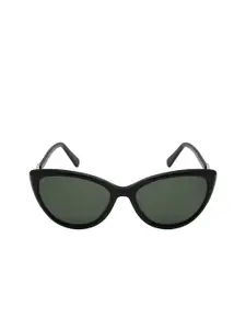 Ted Smith Women Cateye Sunglasses with Polarised and UV Protected Lens SUN-RIVERA-EVE_BKGD